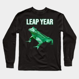 Leap Year Origami Frog - PanfurWare LLC Long Sleeve T-Shirt